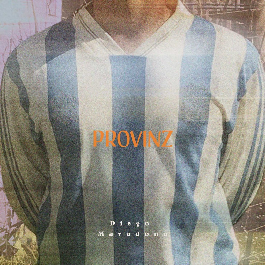 Für Provinz ist Fußball auch eine Inspiration für die Musik: Das Single-Cover von „Diego Maradona“. Foto: Warner Music