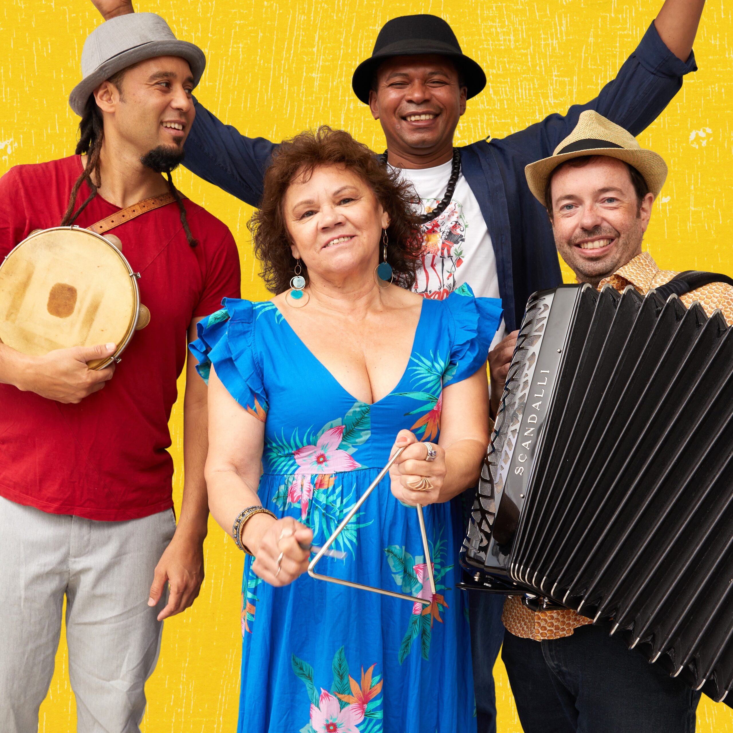 Am 24. Juni geht es mit dem Hamburger Quartett brasilianisch zu, wenn das Hamburger Quartett Forroxodó brasilianisch zu. Foto: Forroxodó