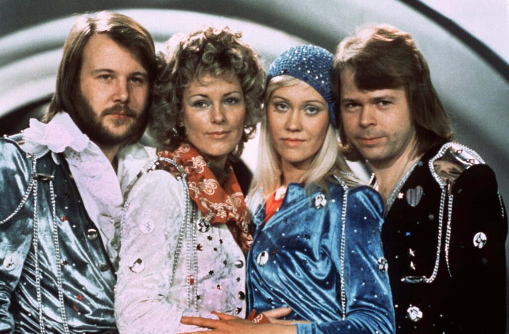 Benny Andersson, Anni-Frid Lyngstad, Agnetha Fältskog und Björn Ulvaeus