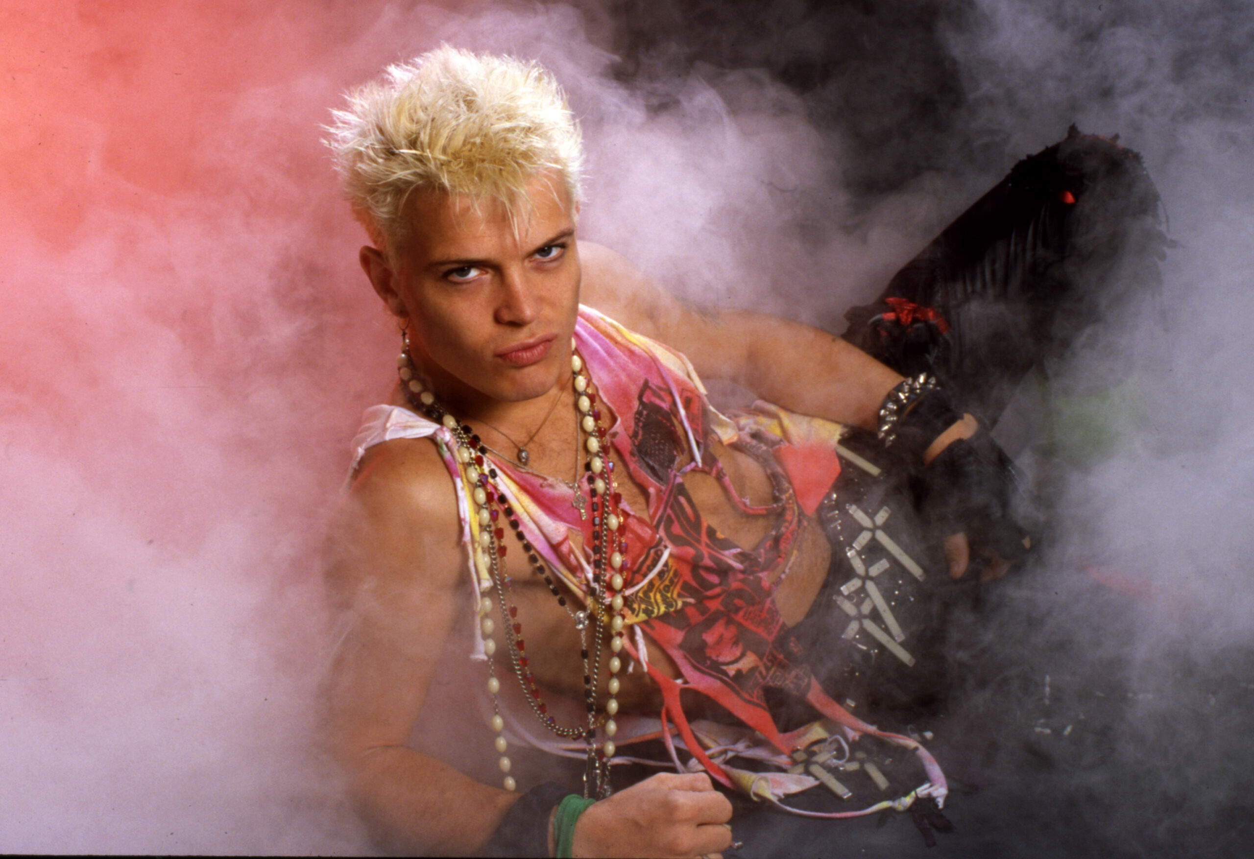 Billy Idol bei einem Foto-Termin im Juni 1984 in München