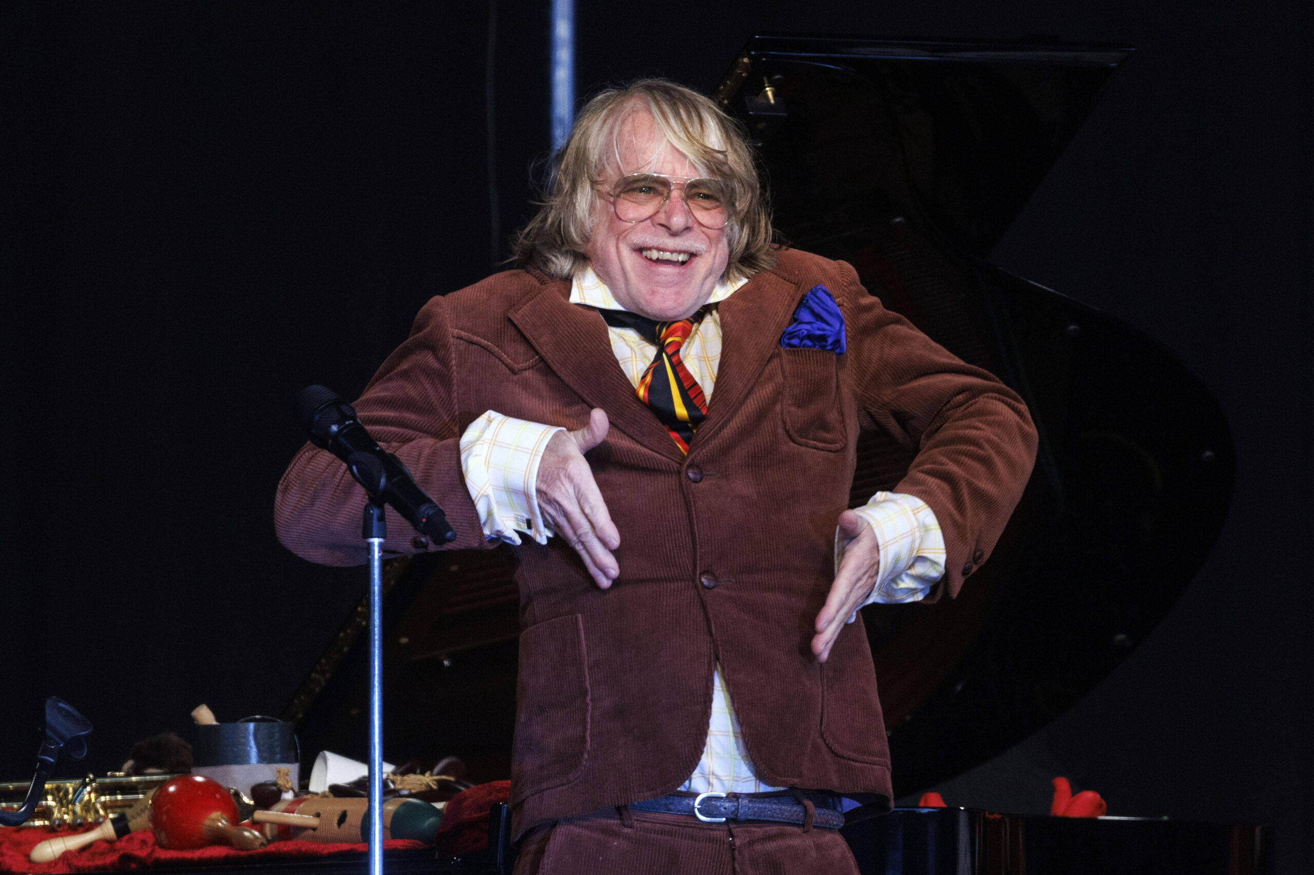 Helge Schneider in Aktion.