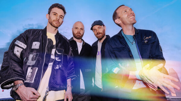 Die Musiker von Coldplay auf ihrem neuen Album-Cover
