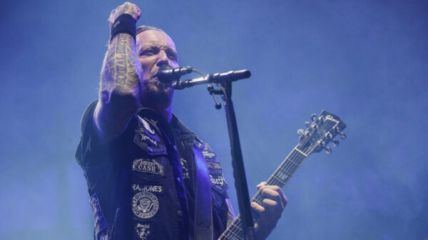 Michael Poulsen von Volbeat live (Archivbild).