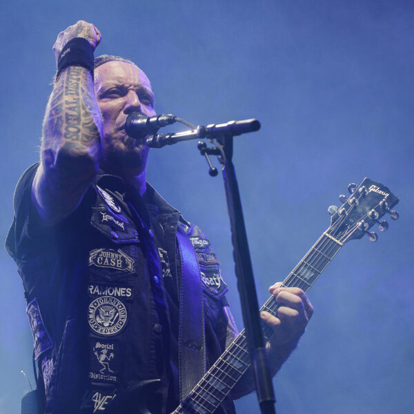 Michael Poulsen von Volbeat live (Archivbild).
