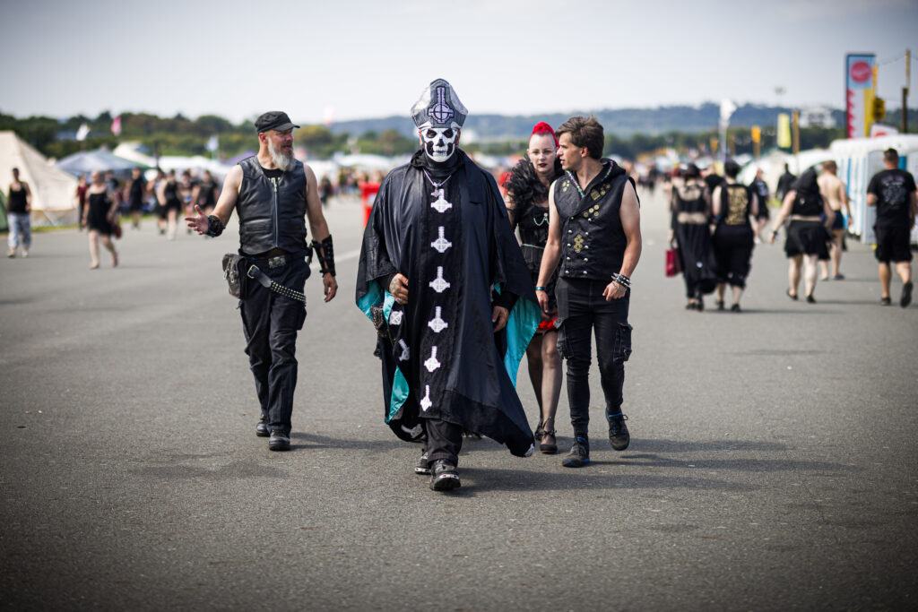 Besucher des Mera Luna Festivals