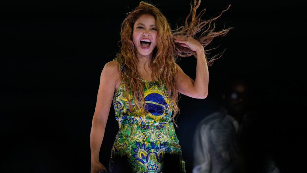 Shakira während eines Konzerts in Rio de Janeiro